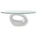 Omega Oval Glass Top Coffee Table - EEI-682
