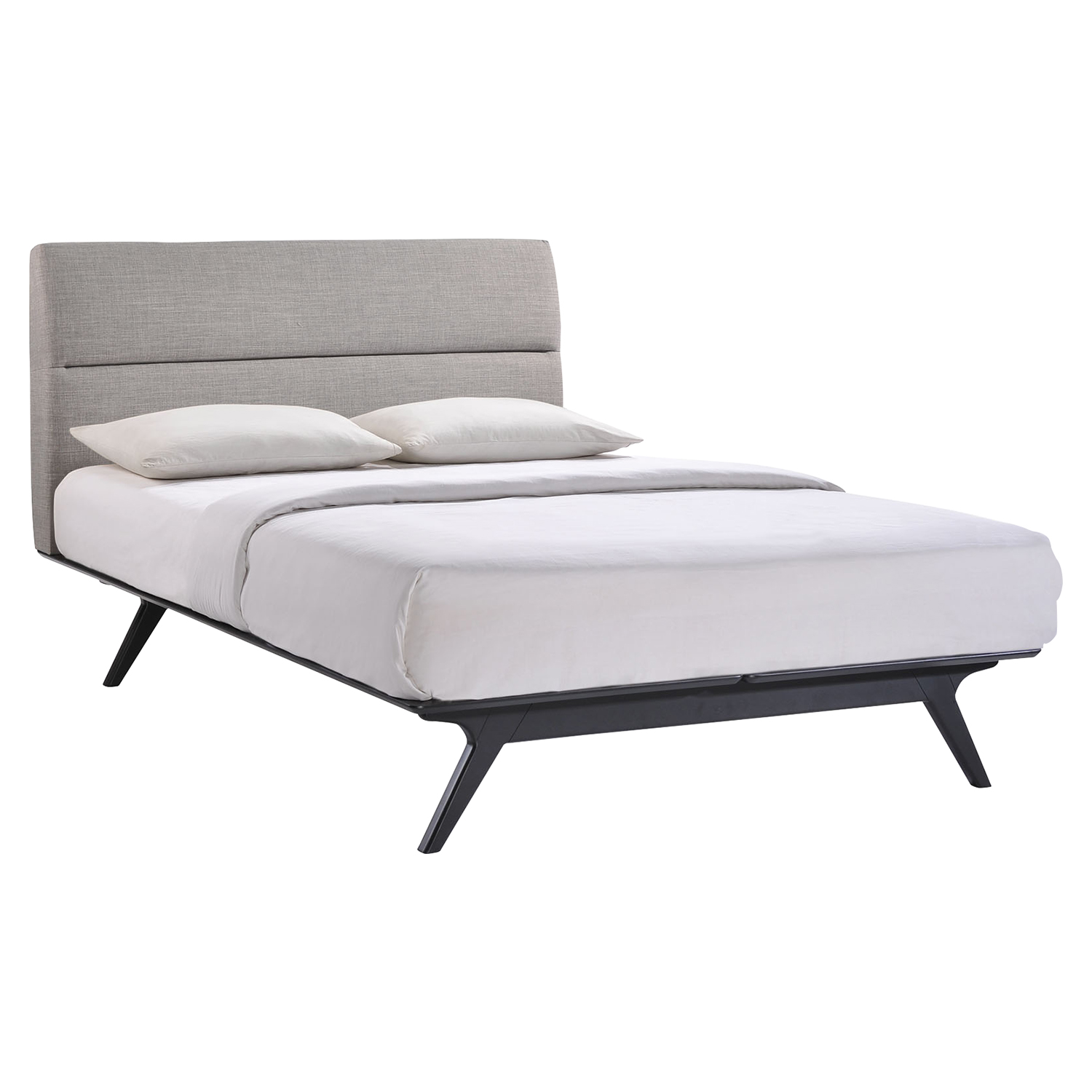 Addison Platform Bed - Black, Gray 