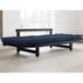 Beat Convertible Futon Set - Black Finish Wood Frame - FF-BEATBL1