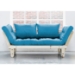 Beat Convertible Futon Set - Natural Finish Wood Frame - FF-BEATNA1