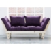 Beat Convertible Futon Set - Natural Finish Wood Frame - FF-BEATNA1