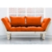 Beat Convertible Futon Set - Natural Finish Wood Frame - FF-BEATNA1