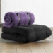 Black Chair Sleeper with Buckle Up Mattress - FF-BUC1BX005X