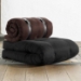 Black Chair Sleeper with Buckle Up Mattress - FF-BUC1BX005X