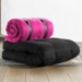Black Chair Sleeper with Buckle Up Mattress - FF-BUC1BX005X