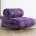 Buckle Up Sleeper Chair in Solid Purple - FF-BUC1BX008008