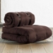 Buckle Up Sleeper Chair in Solid Chocolate - FF-BUC1BX002002