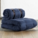 Buckle Up Sleeper Chair in Solid Navy Blue - FF-BUC1BX003003