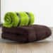 Chocolate Chair Sleeper with Buckle Up Mattress - FF-BUC1BX002X