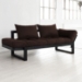 Edge Multi-Positional Futon Set - Black Wood Frame - FF-EDGEBL1