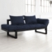 Edge Multi-Positional Futon Set - Black Wood Frame - FF-EDGEBL1