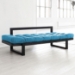 Edge Multi-Positional Futon Set - Black Wood Frame - FF-EDGEBL1
