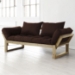 Edge Multi-Positional Futon Set - Natural Wood Frame - FF-EDGENA1