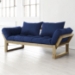 Edge Multi-Positional Futon Set - Natural Wood Frame - FF-EDGENA1