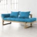 Edge Multi-Positional Futon Set - Natural Wood Frame - FF-EDGENA1