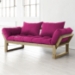 Edge Multi-Positional Futon Set - Natural Wood Frame - FF-EDGENA1