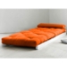 Figo Futon Chaise Lounge with White Frame - FF-FIGOWH1