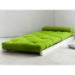 Figo Futon Chaise Lounge with White Frame - FF-FIGOWH1