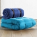 Horizon Blue Chair Sleeper with Buckle Up Mattress - FF-BUC1BX006X