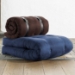 Navy Blue Chair Sleeper with Buckle Up Mattress - FF-BUC1BX003X