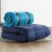 Navy Blue Chair Sleeper with Buckle Up Mattress - FF-BUC1BX003X
