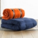 Navy Blue Chair Sleeper with Buckle Up Mattress - FF-BUC1BX003X
