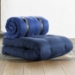 Navy Blue Chair Sleeper with Buckle Up Mattress - FF-BUC1BX003X