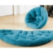 Nido Tufted Sleeper Lounge Chair in Horizon Blue - FF-NIDO1006