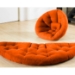 Nido Tufted Sleeper Lounge Chair in Orange - FF-NIDO1009