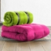 Pink Chair Sleeper with Buckle Up Mattress - FF-BUC1BX007X