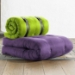 Purple Chair Sleeper with Buckle Up Mattress - FF-BUC1BX008X