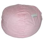 Large Beanbag in Pink Micro Suede