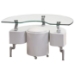 Mayara End Table with Stool - GLO-288E-ET-XX