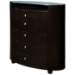 Emily Contemporary 5 Drawer Oval Chest - GLO-EMILY-XX-CH