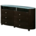 Emily Contemporary 6 Drawer Oval Dresser - GLO-EMILY-XX-DR