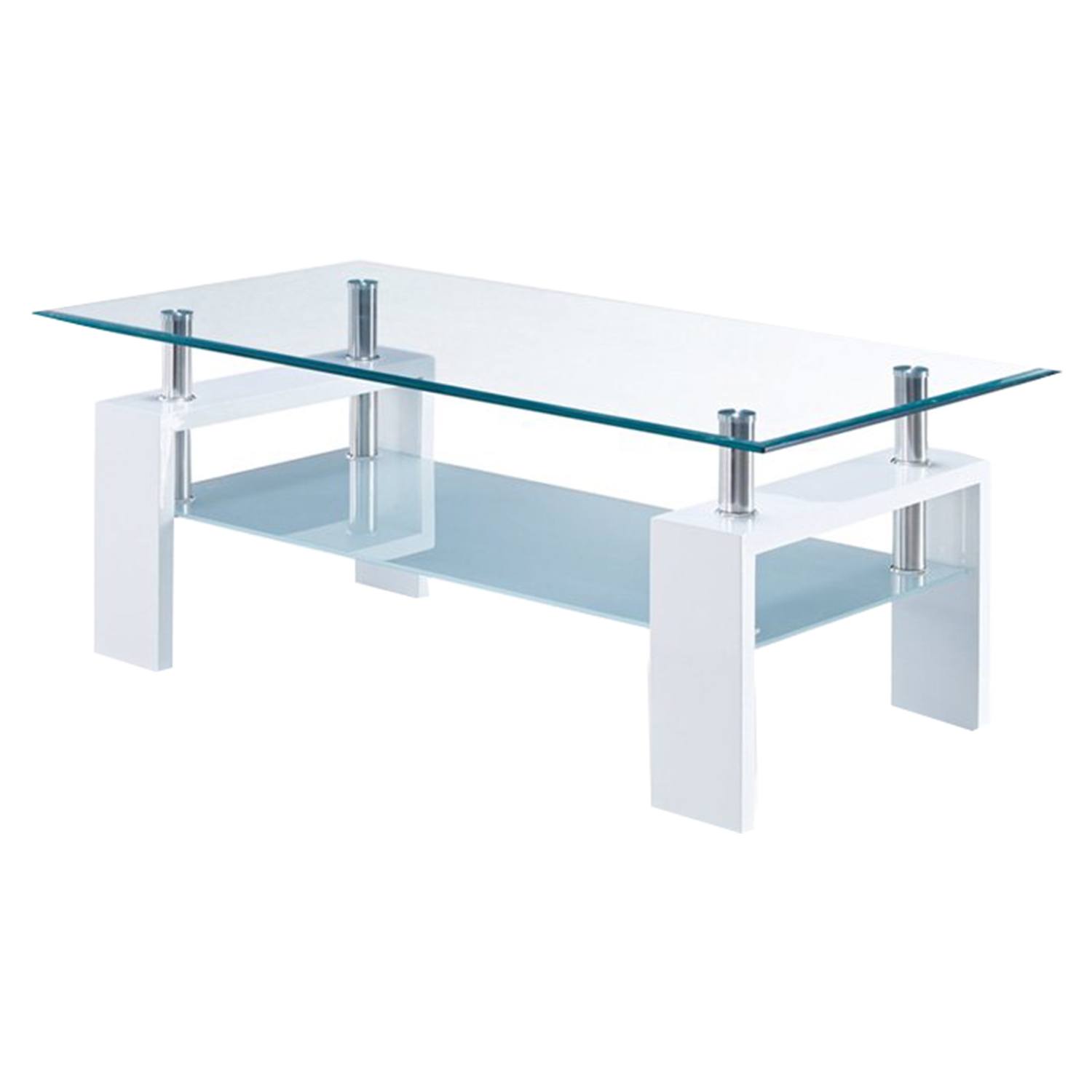 Brooklyn Coffee Table in Glossy White 
