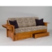 Burlington Cherry Oak Futon Set - GB-AOSU-SET#