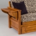 Burlington Cherry Oak Futon Set - GB-AOSU-SET#