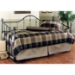Chalet Textured Black Metal Daybed - HILL-11177DBLH
