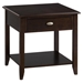 Merlot End Table - 1 Drawer, 1 Shelf - JOFR-1030-3