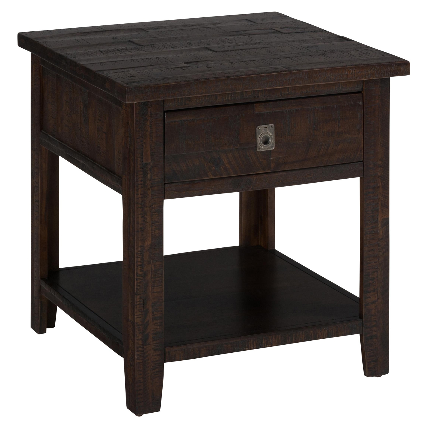 Kona Grove Square End Table - Chocolate 