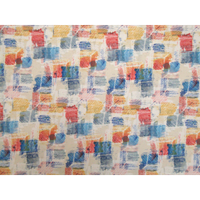 Zhanna Futon Cover - Square Pattern, Washable 