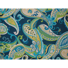 Whimsy Blue Futon Cover - Paisley