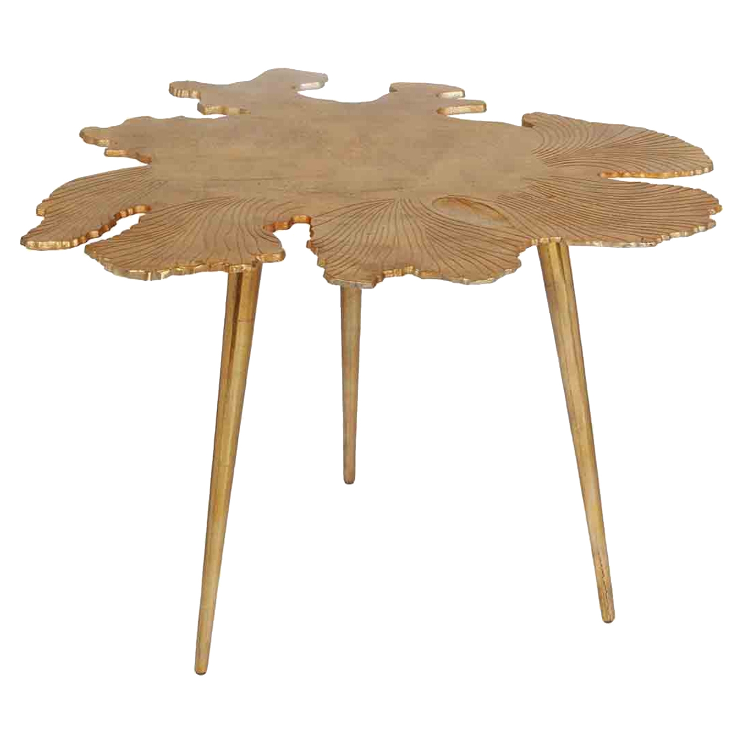 Amoeba Side Table - Gold 