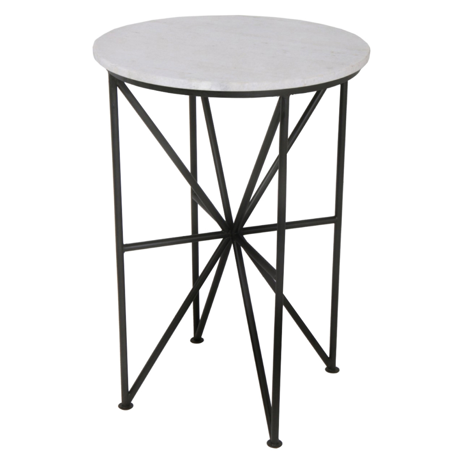 Quadrant Accent Table - Black 