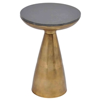 Font Round Side Table - Bronze 
