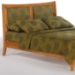 Chamomile Platform Bed with Folding Foot Bench - NDF-CHAMOMILE-FFB