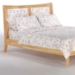 Chamomile Platform Bed with Folding Foot Bench - NDF-CHAMOMILE-FFB