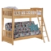 Cinnamon Twin Over Full Futon Bunk Bed - NDF-CIN-FB