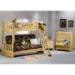 Cinnamon Twin Over Full Futon Bunk Bed - NDF-CIN-FB